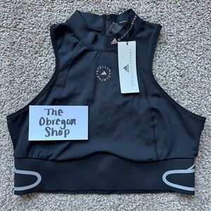ADIDAS STELLA MCCARTNEY TRUEPACE HEAT RDY RUNNING CROP TOP WOMENS SIZE XL PINK